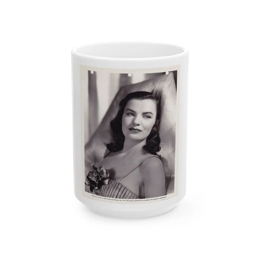 Ella Raines #188 (Vintage Female Icon) White Coffee Mug-15oz-Go Mug Yourself