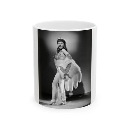 Barbara Stanwyck #190 (Vintage Female Icon) White Coffee Mug-11oz-Go Mug Yourself