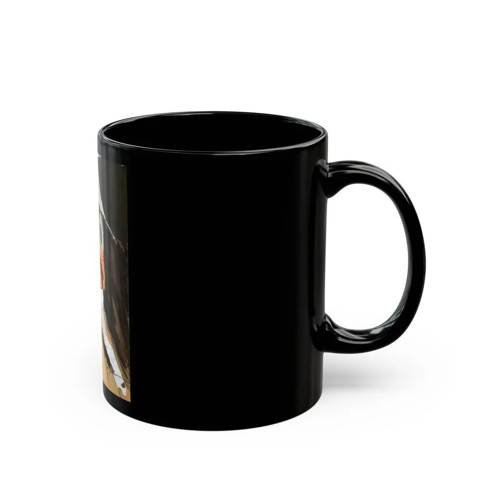 Boat Fight - Black Coffee Mug-Go Mug Yourself