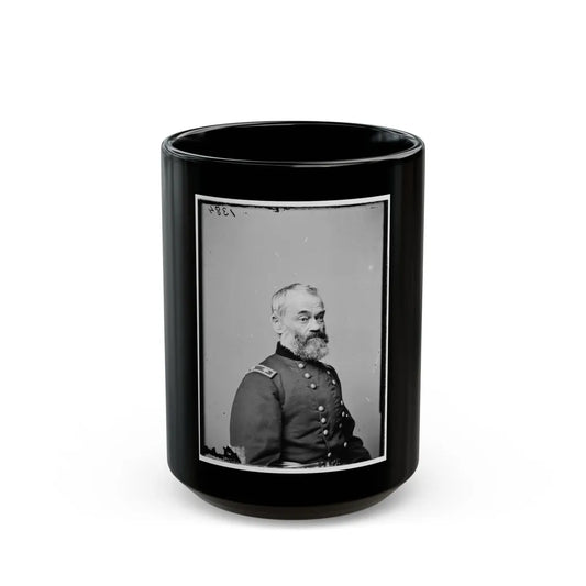 Portrait Of Maj. Gen. Samuel P. Heintzelman, Officer Of The Federal Army (U.S. Civil War) Black Coffee Mug-15oz-Go Mug Yourself