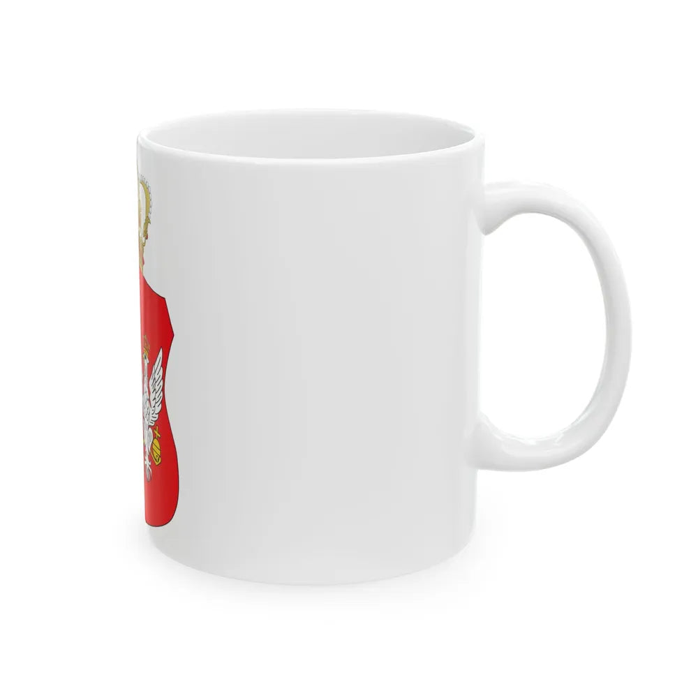 Coat of Arms of Duchy of Warsaw - White Coffee Mug-Go Mug Yourself