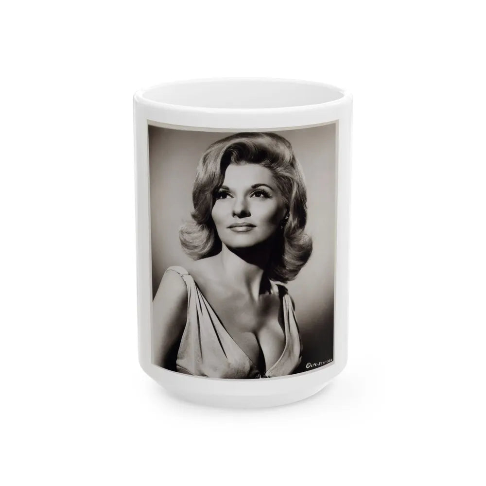 Nancy Kovack #59 (Vintage Female Icon) White Coffee Mug-15oz-Go Mug Yourself