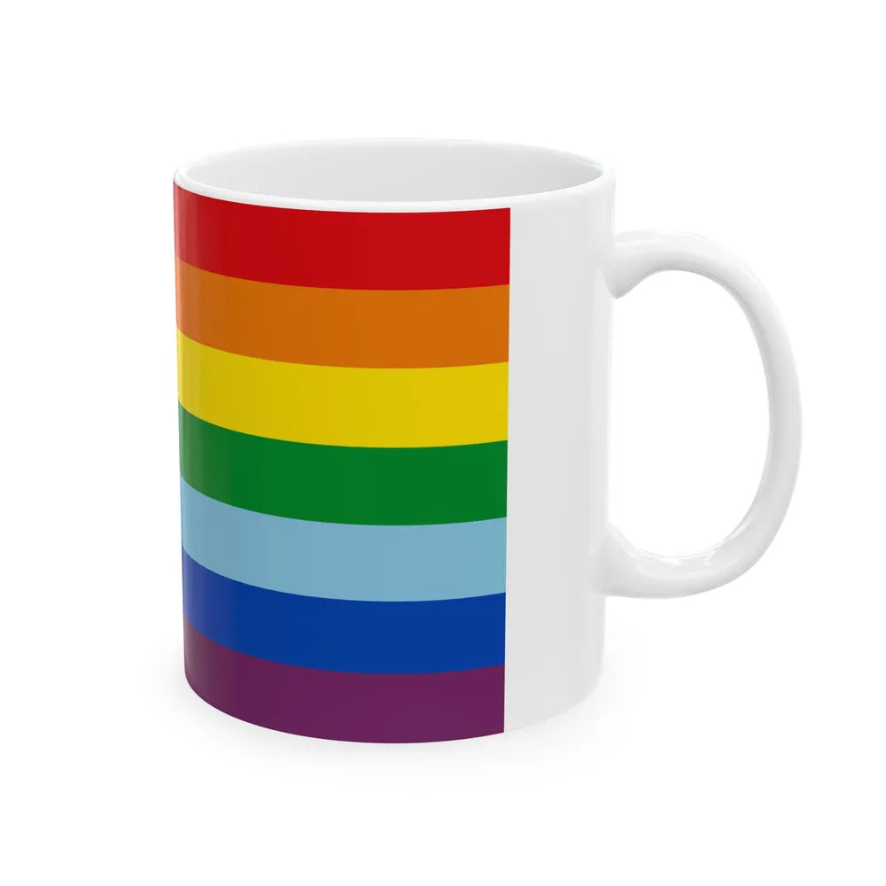 Flag of Cusco capital of the Cusco Region Peru - White Coffee Mug-Go Mug Yourself