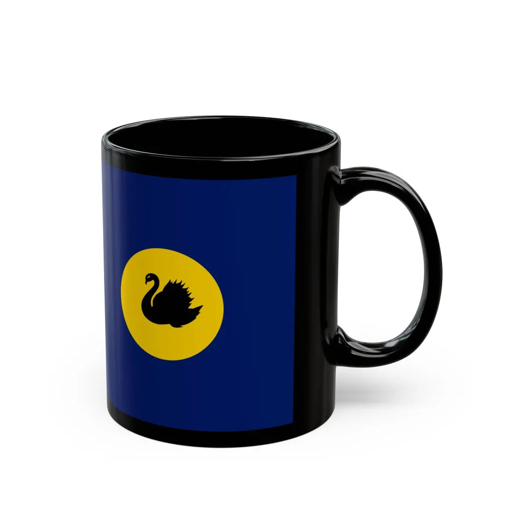 Flag of Western Australia - Black Coffee Mug-Go Mug Yourself