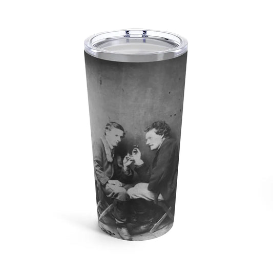 James Walker And Theodore Davis, Civil War Artists, Full-Length Portrait, Seated On Camp Stools, Facing Each Other (U.S. Civil War) Tumbler 20oz-20oz-Go Mug Yourself