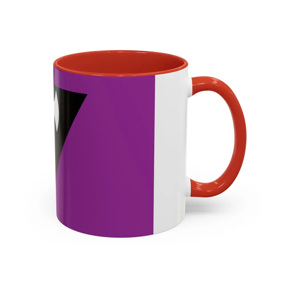 Labrys Lesbian Pride Flag - Accent Coffee Mug-Go Mug Yourself