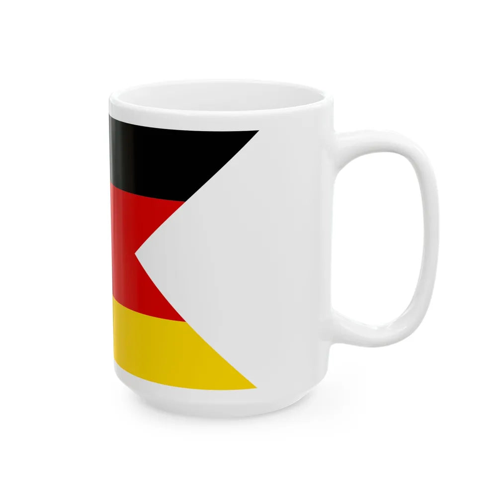 Flag of President of Deutsche Bundespost Germany - White Coffee Mug-Go Mug Yourself