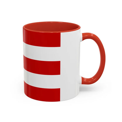 Flag of Cuneo Italy - Accent Coffee Mug-Go Mug Yourself