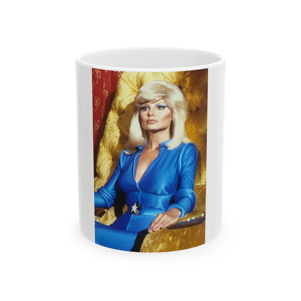 Loni Anderson #65 (Vintage Female Icon) White Coffee Mug-11oz-Go Mug Yourself