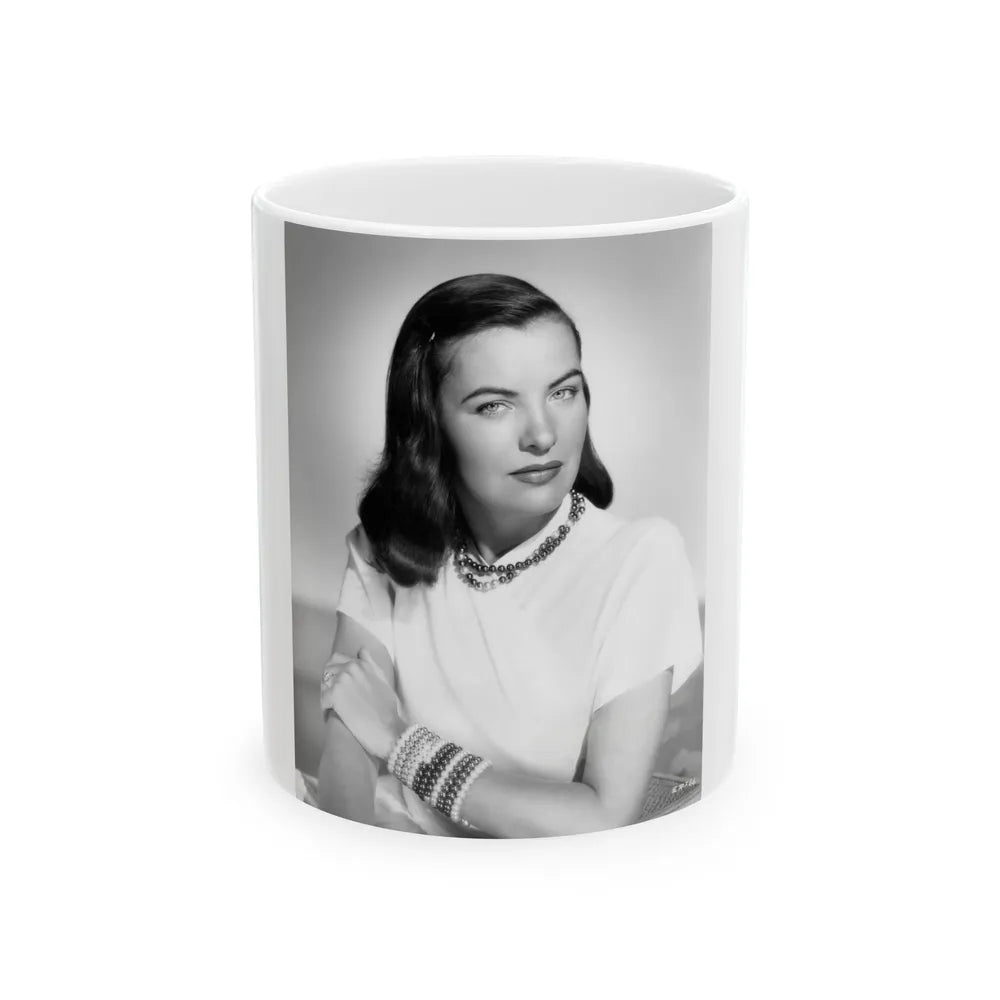 Ella Raines #207 (Vintage Female Icon) White Coffee Mug-11oz-Go Mug Yourself