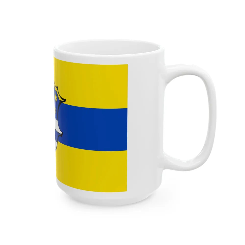 Flag of Neustadt an der Waldnaab Germany - White Coffee Mug-Go Mug Yourself