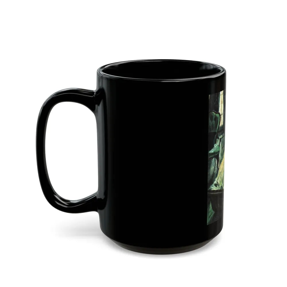 Fire Opal, Woman's Home Companion, August 1948 - Black Coffee Mug-Go Mug Yourself