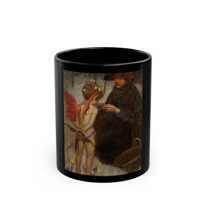 Cupid - Black Coffee Mug-11oz-Go Mug Yourself