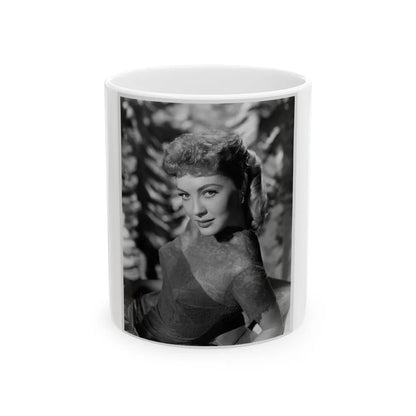 Lori Nelson #18 (Vintage Female Icon) White Coffee Mug-11oz-Go Mug Yourself