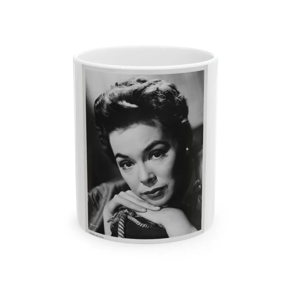 Barbara Rush #157 (Vintage Female Icon) White Coffee Mug-11oz-Go Mug Yourself