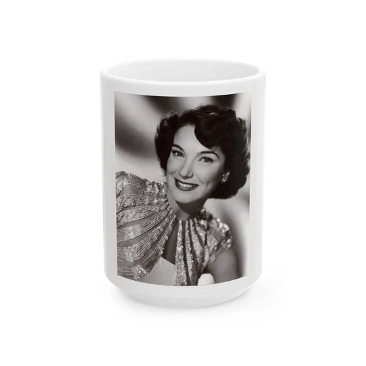 Julia Adams #185 (Vintage Female Icon) White Coffee Mug-15oz-Go Mug Yourself