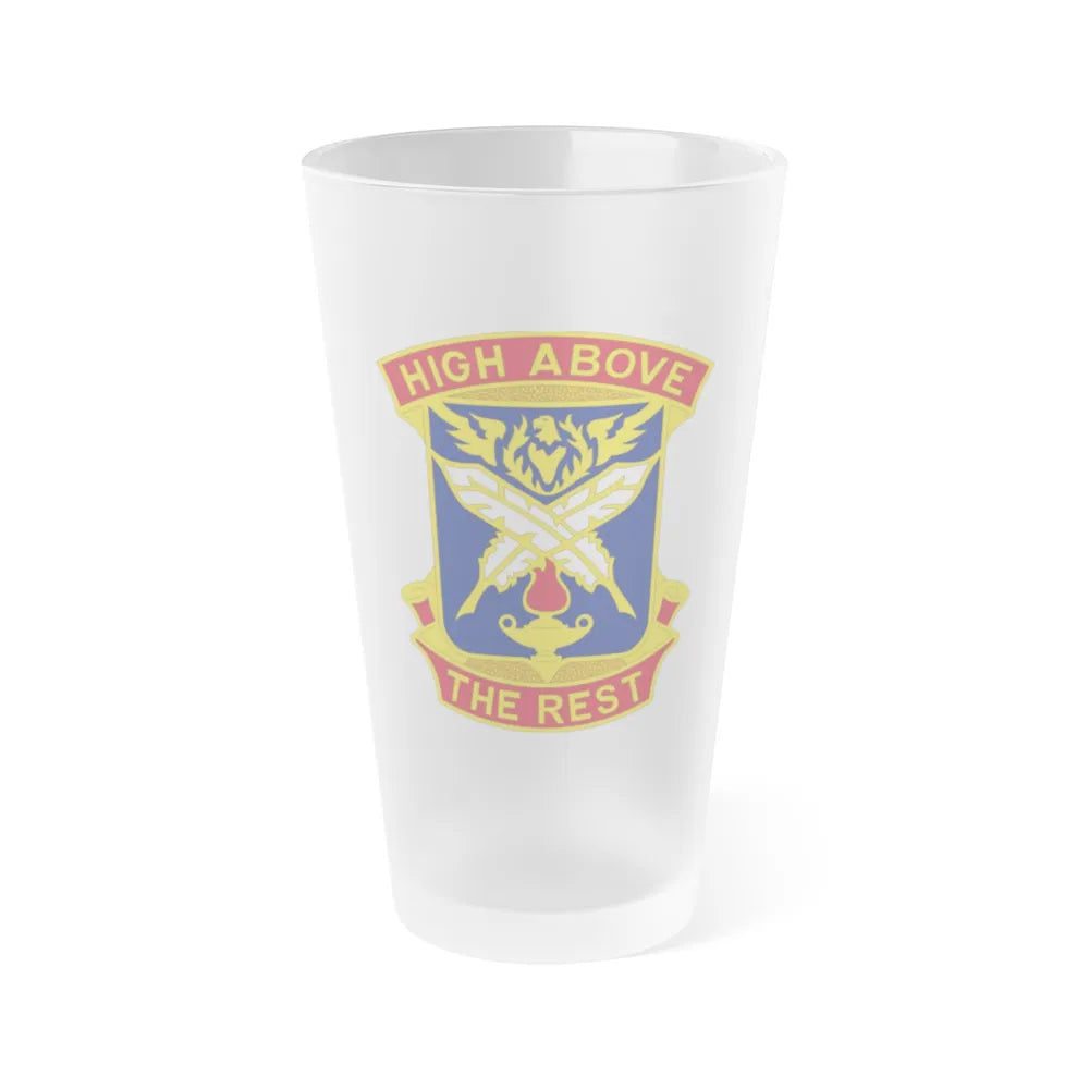 4TH ADJUTANT GENERAL BATTALION (U.S. Army) Frosted Pint Glass 16oz-Go Mug Yourself