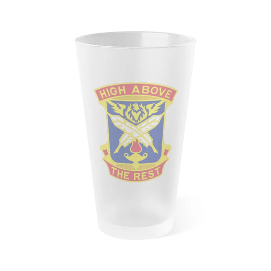 4TH ADJUTANT GENERAL BATTALION (U.S. Army) Frosted Pint Glass 16oz-Go Mug Yourself