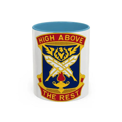 4TH ADJUTANT GENERAL BATTALION (U.S. Army) Accent Coffee Mug 11oz Light Blue - Go Mug Yourself