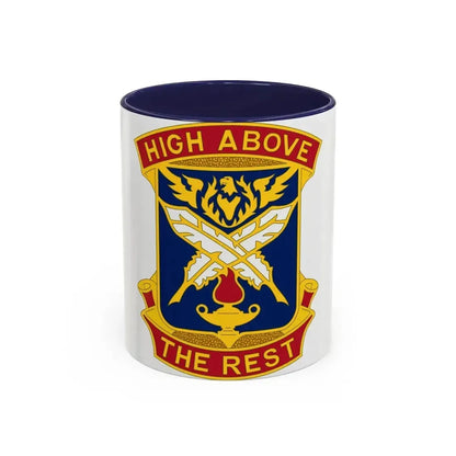 4TH ADJUTANT GENERAL BATTALION (U.S. Army) Accent Coffee Mug 11oz Navy - Go Mug Yourself