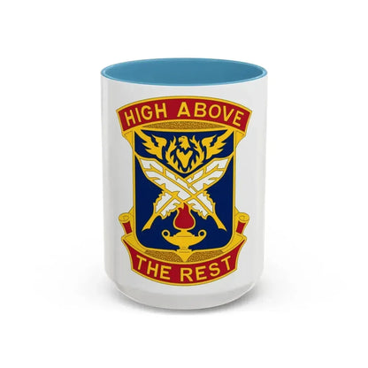 4TH ADJUTANT GENERAL BATTALION (U.S. Army) Accent Coffee Mug 15oz Light Blue - Go Mug Yourself