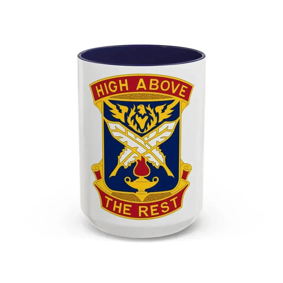 4TH ADJUTANT GENERAL BATTALION (U.S. Army) Accent Coffee Mug 15oz Navy - Go Mug Yourself