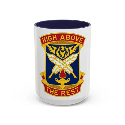 4TH ADJUTANT GENERAL BATTALION (U.S. Army) Accent Coffee Mug 15oz Navy - Go Mug Yourself
