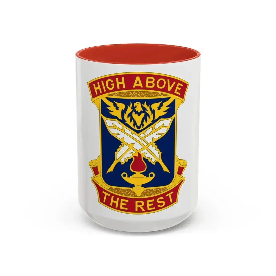 4TH ADJUTANT GENERAL BATTALION (U.S. Army) Accent Coffee Mug 15oz Red - Go Mug Yourself