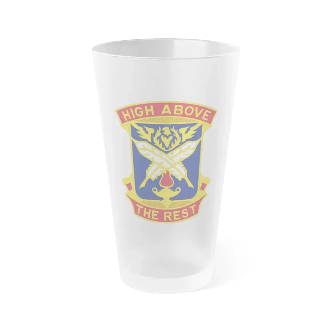 4TH ADJUTANT GENERAL BATTALION (U.S. Army) Frosted Pint Glass 16oz Default Title - Go Mug Yourself