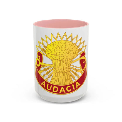 4th Air Defense Artillery Regiment (U.S. Army) Accent Coffee Mug 15oz Pink - Go Mug Yourself