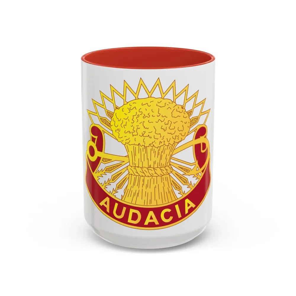 4th Air Defense Artillery Regiment (U.S. Army) Accent Coffee Mug 15oz Red - Go Mug Yourself
