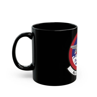 4th Airlift Squadron (U.S. Air Force) Black Coffee Mug-Go Mug Yourself