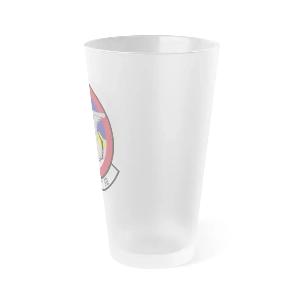 4th Airlift Squadron (U.S. Air Force) Frosted Pint Glass 16oz - Go Mug Yourself