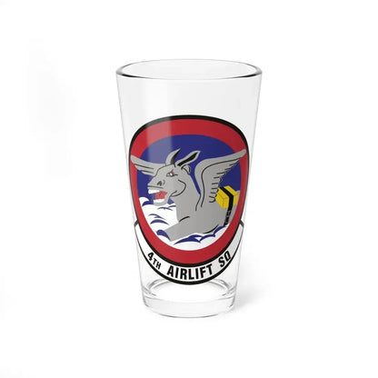 4th Airlift Squadron (U.S. Air Force) Pint Glass 16oz 16oz - Go Mug Yourself