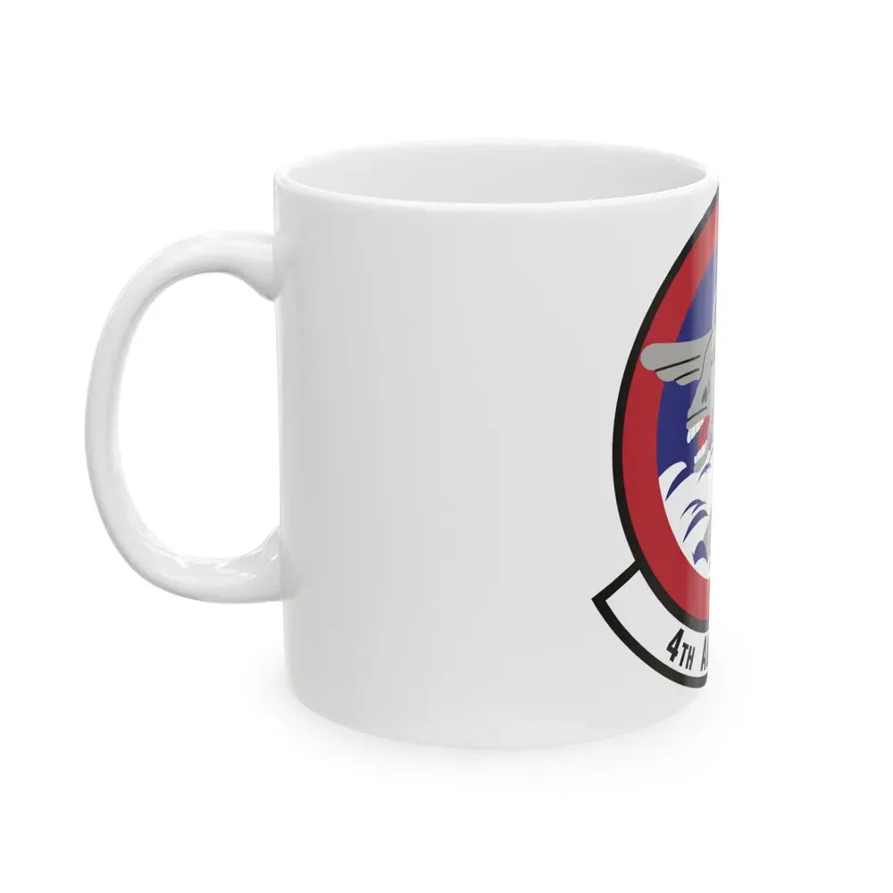 4th Airlift Squadron (U.S. Air Force) White Coffee Mug - Go Mug Yourself