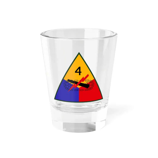 4th Armored Division (U.S. Army) Shot Glass 1.5oz 1.5oz - Go Mug Yourself
