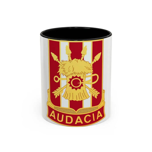 4th Artillery Regiment (U.S. Army) Accent Coffee Mug 11oz Black - Go Mug Yourself