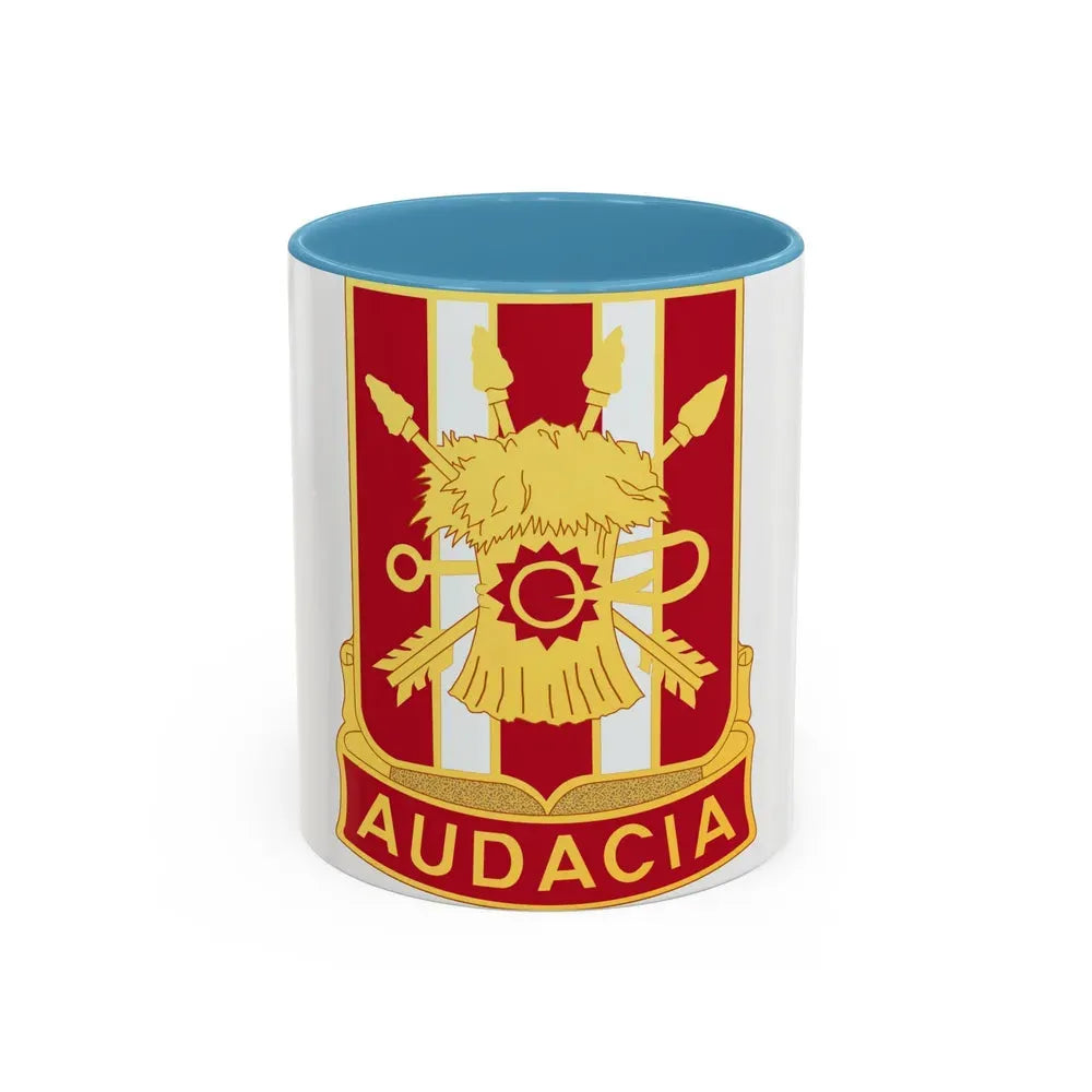 4th Artillery Regiment (U.S. Army) Accent Coffee Mug 11oz Light Blue - Go Mug Yourself