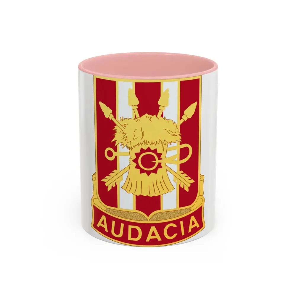 4th Artillery Regiment (U.S. Army) Accent Coffee Mug 11oz Pink - Go Mug Yourself