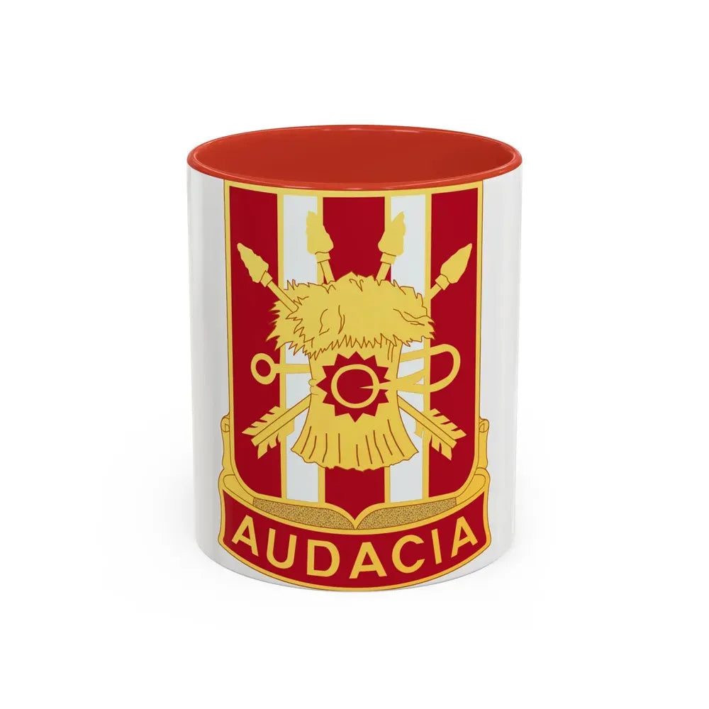 4th Artillery Regiment (U.S. Army) Accent Coffee Mug 11oz Red - Go Mug Yourself