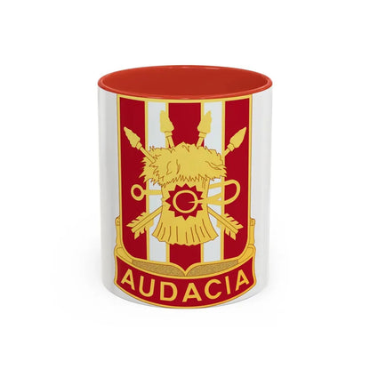 4th Artillery Regiment (U.S. Army) Accent Coffee Mug 11oz Red - Go Mug Yourself