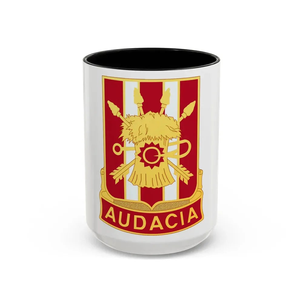 4th Artillery Regiment (U.S. Army) Accent Coffee Mug 15oz Black - Go Mug Yourself