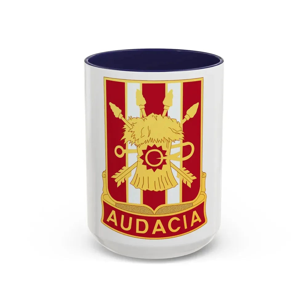 4th Artillery Regiment (U.S. Army) Accent Coffee Mug 15oz Navy - Go Mug Yourself