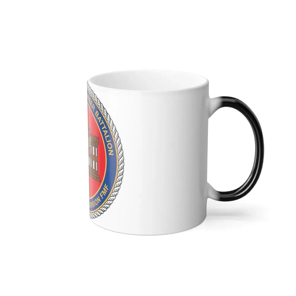 4th CE Bn 4th Mar Div (USMC) Color Changing Coffee Mug - Go Mug Yourself