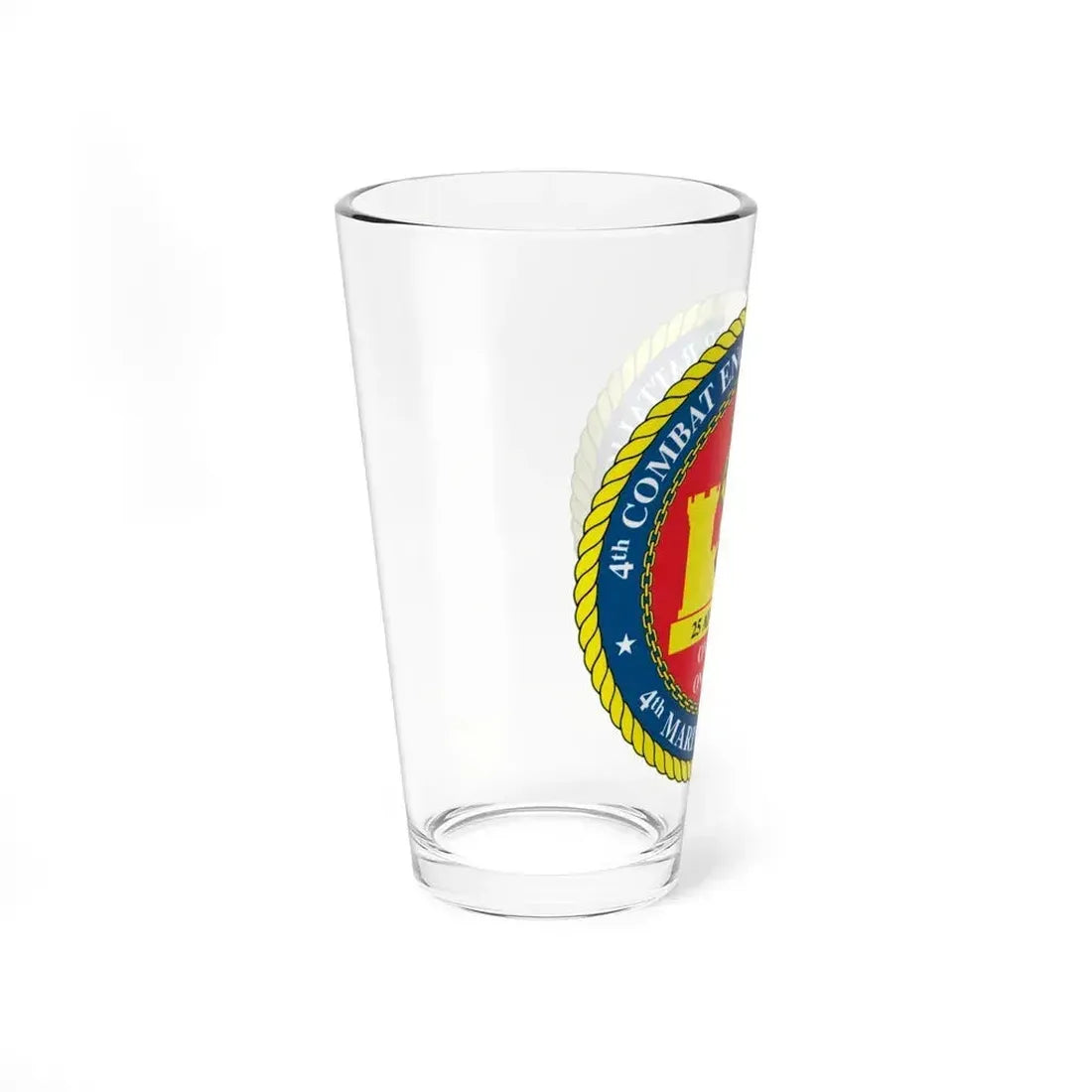 4th Cmbt Eng Bn (USMC) Pint Glass 16oz - Go Mug Yourself