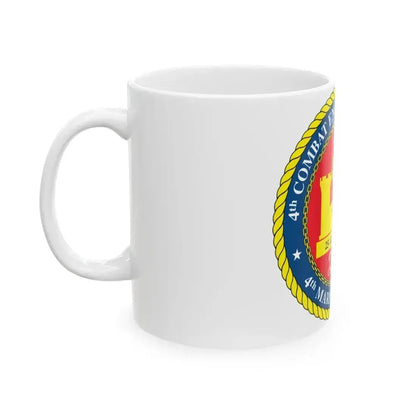 4th Cmbt Eng Bn (USMC) White Coffee Mug - Go Mug Yourself