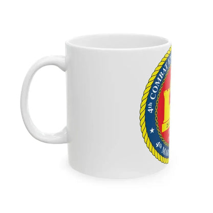 4th Cmbt Eng Bn (USMC) White Coffee Mug - Go Mug Yourself