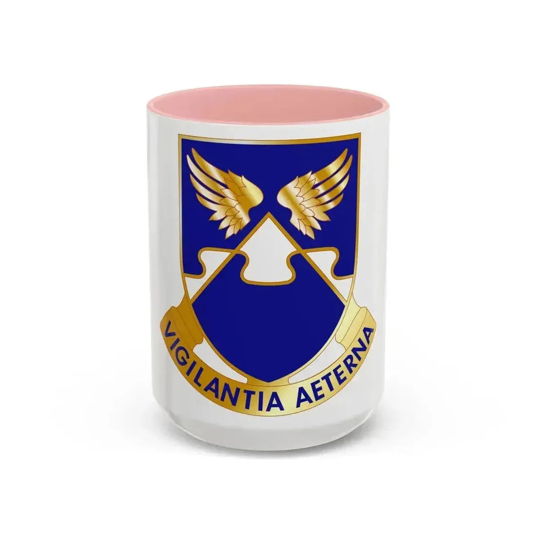 4th Combat Aviation Brigade (U.S. Army) Accent Coffee Mug 15oz Pink - Go Mug Yourself