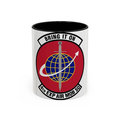 4th Expeditionary Air Mobility Squadron (U.S. Air Force) Accent Coffee Mug 11oz Black - Go Mug Yourself