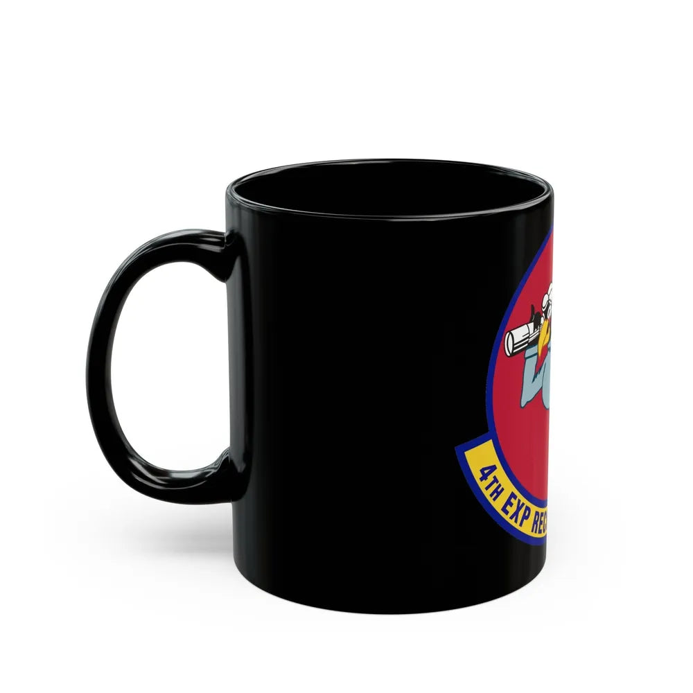 4th Expeditionary Reconnaissance Squadron (U.S. Air Force) Black Coffee Mug-Go Mug Yourself